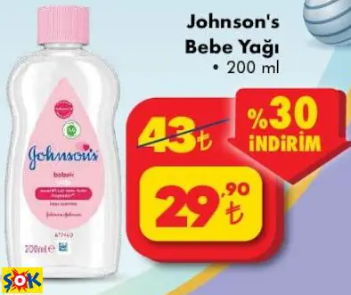 JOHNSON'S BEBE YAĞI JOHNSON'S BEBE YAĞI